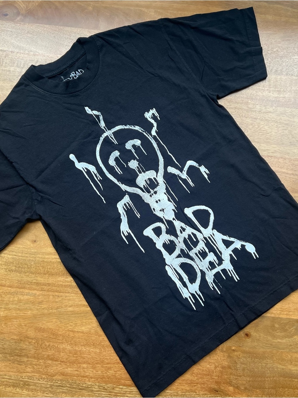 Rare CHITO x Bad Idea Graffiti Graphic T-Shirt Black Small